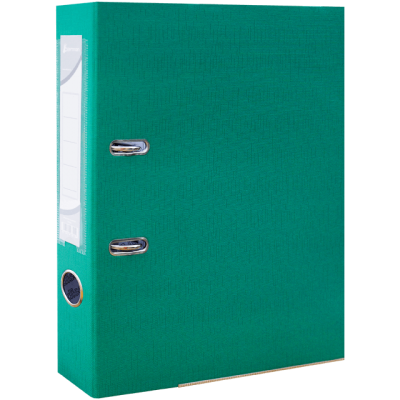 Biblioraft plastifiat 55 mm Okerman verde